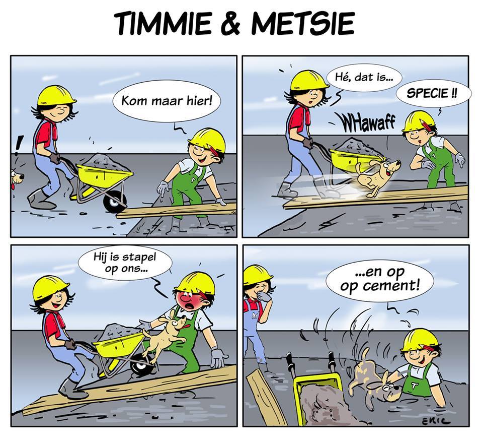 Strip van Timmie en Metsie